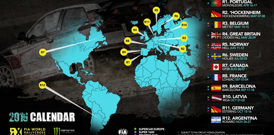 Calendário WorldRX 2016